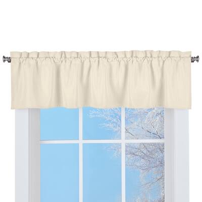 Solid Color Textured Window Valance - 7.500 x 5.400 x 1.500