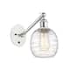 Option White and Polished Chrome / Deco Swirl