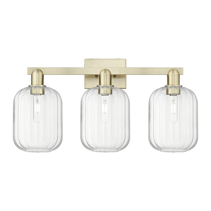 Innovations Lighting Downtown Urban - Preston - 3 Light 26" Jar Shade Bath Vanity Light