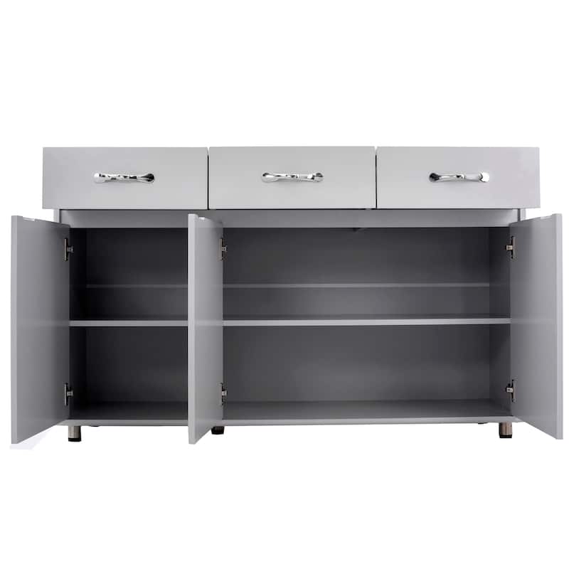 Modern Sidrboard, Side Table with Drawer and Doors