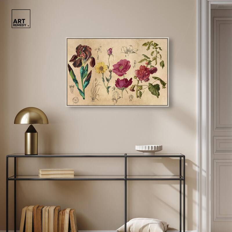 Blossoming Florals Canvas by Art Remedy