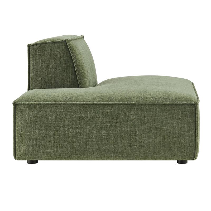 Restore Performance Fabric Upholstered Left-Facing Armless Modular Chaise