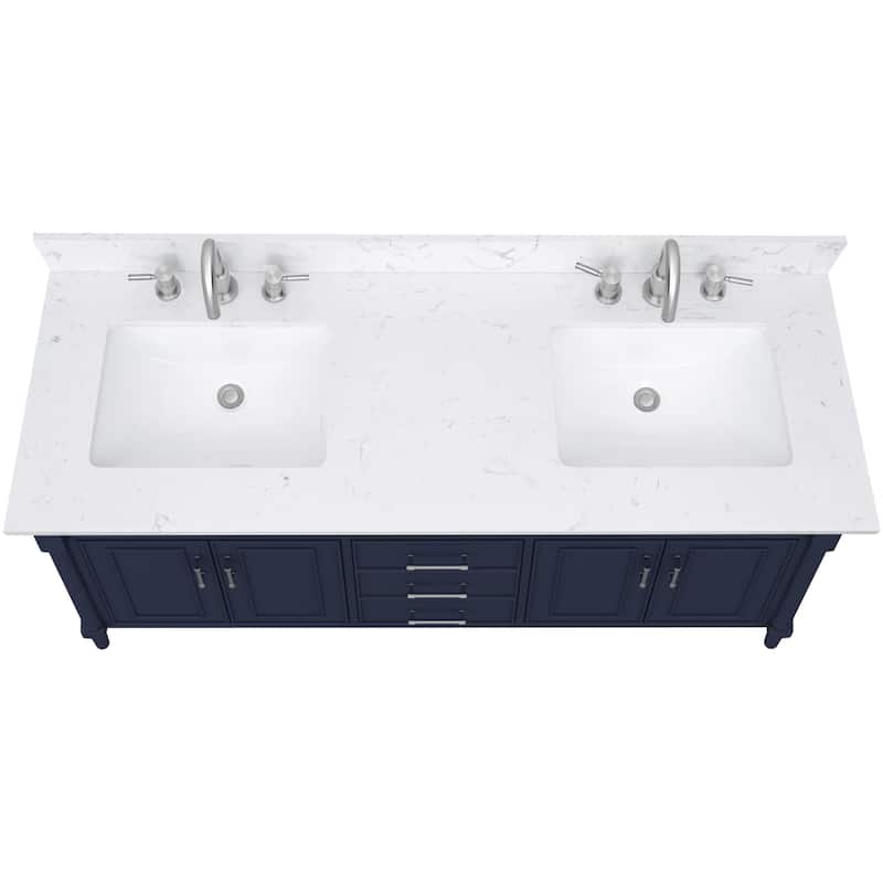 Avanity BRISTOL-VS61-E Bristol 61" Free Standing Double Basin Vanity