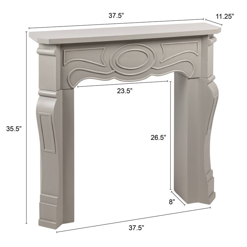 Victorian Decorative Fireplace Mantel
