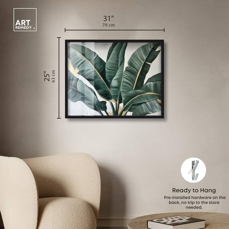 Jungle Jewel Jade II Shadowbox by Art Remedy