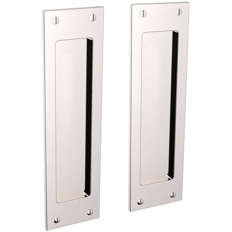 Baldwin Santa Monica Full Dummy Pocket Door Set with Double Door Catch