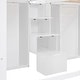 preview thumbnail 10 of 9, Double Twin Loft Beds with Wardrobes and Staircase, White - Sturdy & Fun