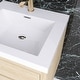 preview thumbnail 165 of 191, Wood Wall-Mounted Bathroom Vanity with Sink and Soft Close Drawers