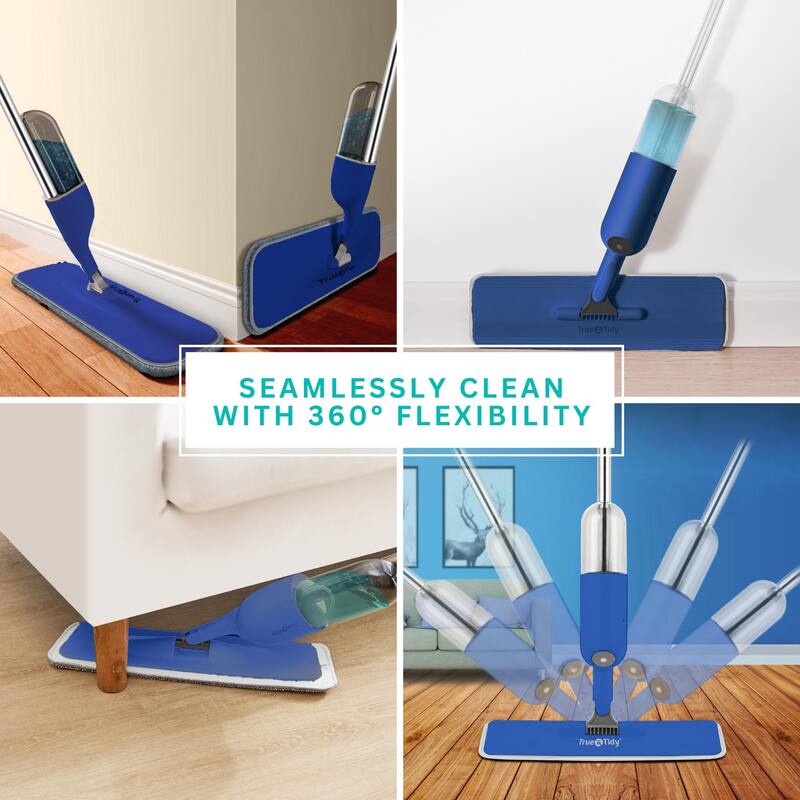 True & Tidy SPRAY-250 Spray Mop, Navy