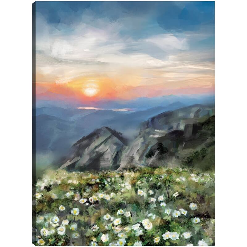 Mountain Vista By Studio Arts Canvas Art Print