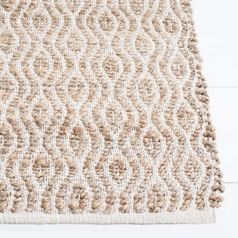 SAFAVIEH Handmade Cape Cod Evelijn Coastal Jute Rug