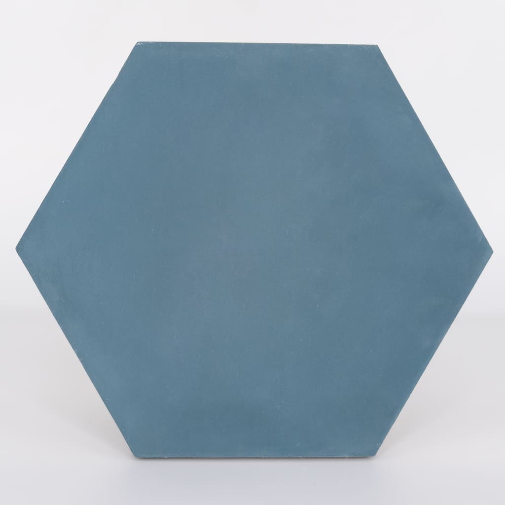 Handmade Menara Solid Navy Blue Tile, Pack of 12 (Morocco)