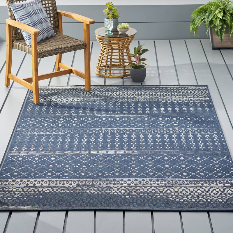 Detlaf Indoor and Outdoor Area Rug by Christopher Knight Home On Sale