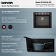 preview thumbnail 29 of 59, Karran Top Mount 25 in. Single Bowl Quartz Kitchen Sink Kit