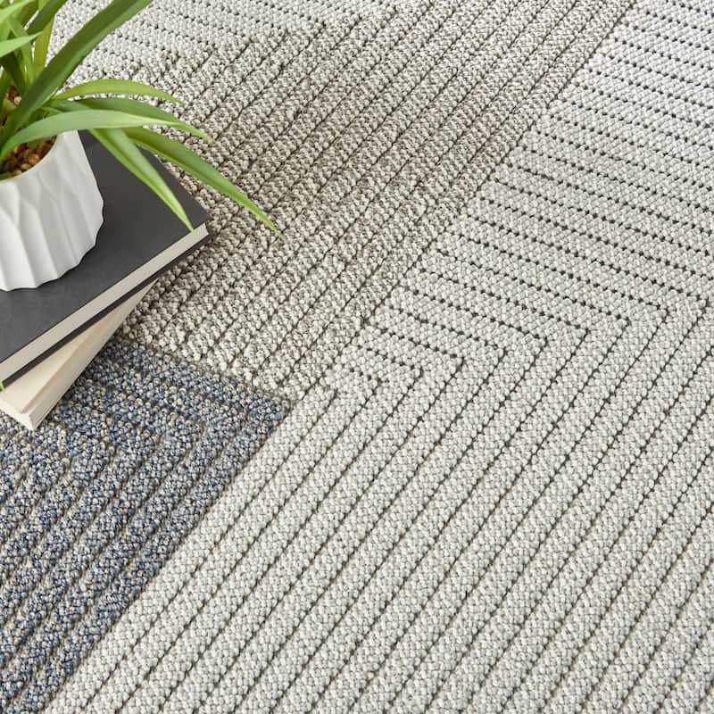 Nourison Elwood Contemporary Geometric Area Rug