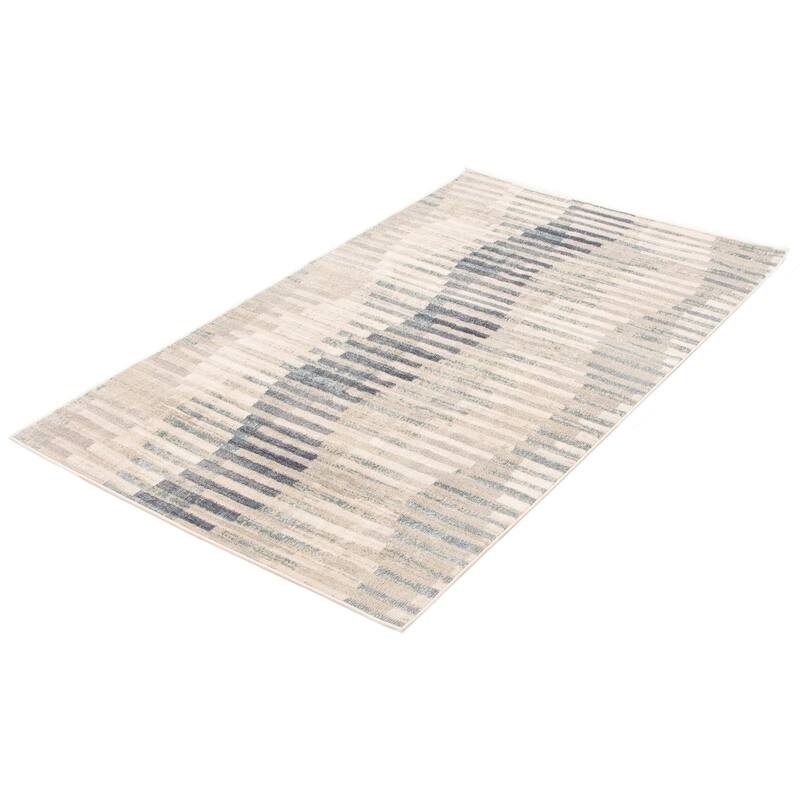 ECARPETGALLERY Machine Woven Kalliope Beige Area Rug
