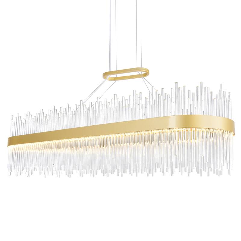 Genevieve LED Chandelier With Medallion Gold Finish - Medallion Gold