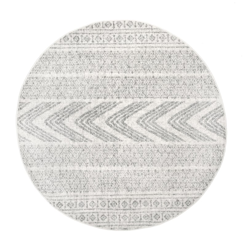 Nuloom Geometric Modern Stripes Faded Area Rug