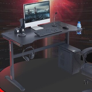 PC Table Workstation Stable Structure Thicken Carbon Steel Frame ...