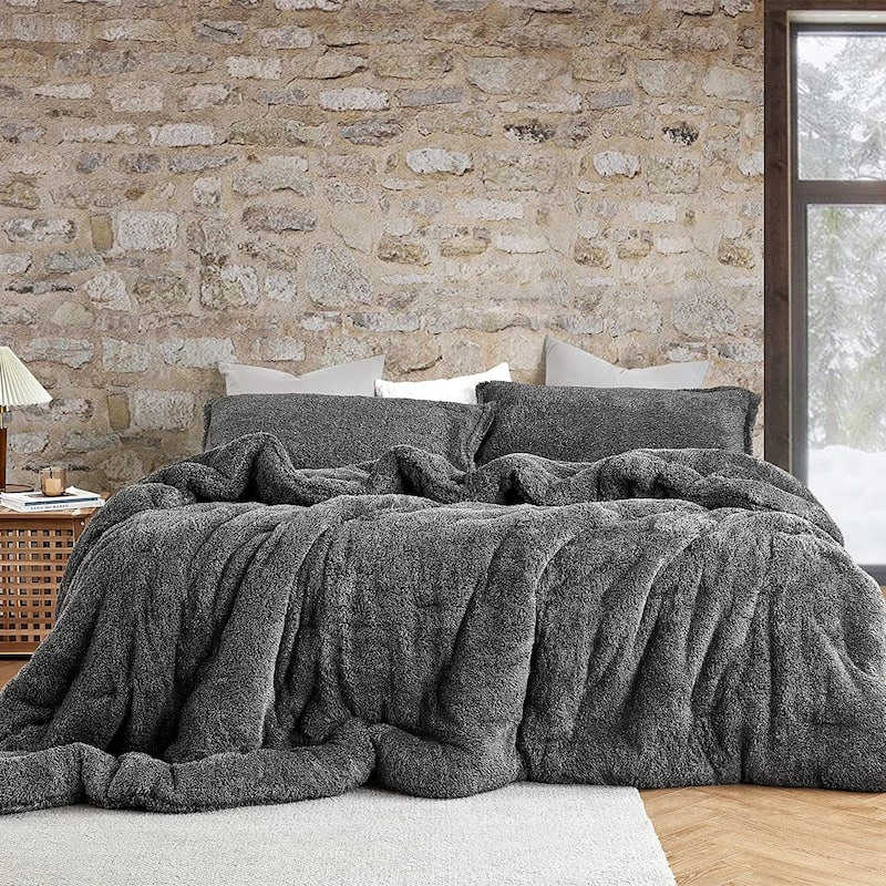 The Original Plush - Coma Inducer® Oversized Comforter - Frosted Polar Marsh - Oversized Queen