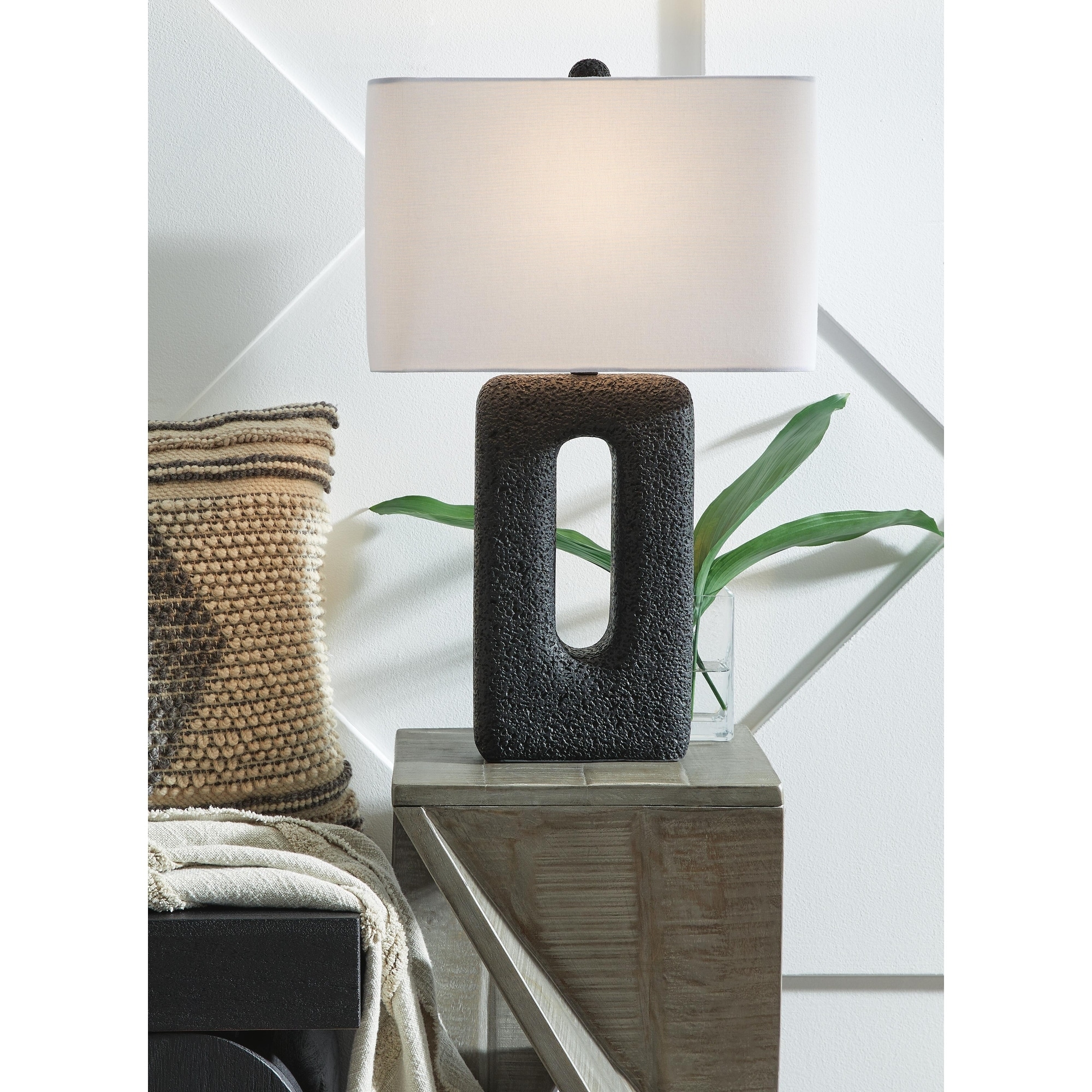 Signature Design by Ashley Wimmings Black Table Lamp (Set of 2) - 16" W x 10" D x 26.5" H