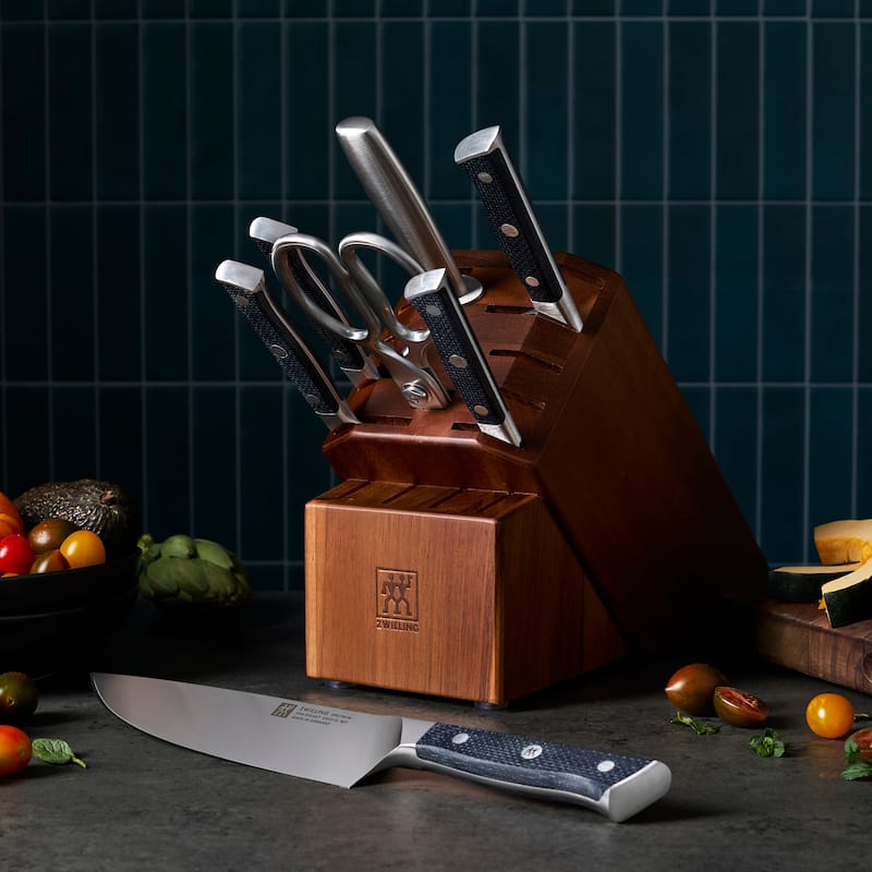 ZWILLING Spectrum 8-pc Knife Block Set - Acacia