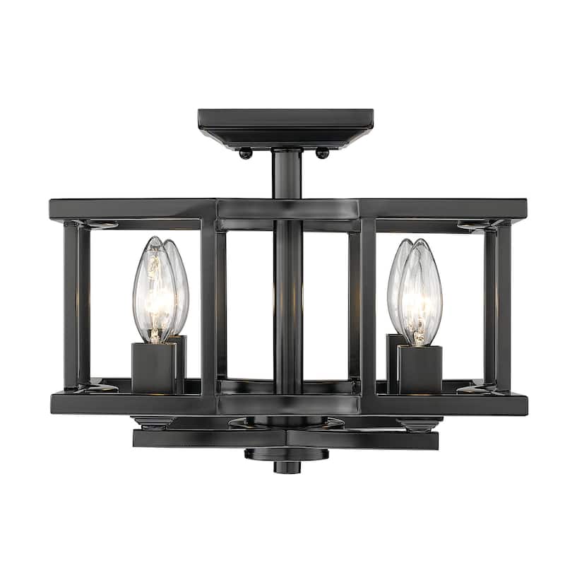 Bellare Semi-Flush - Matte Black