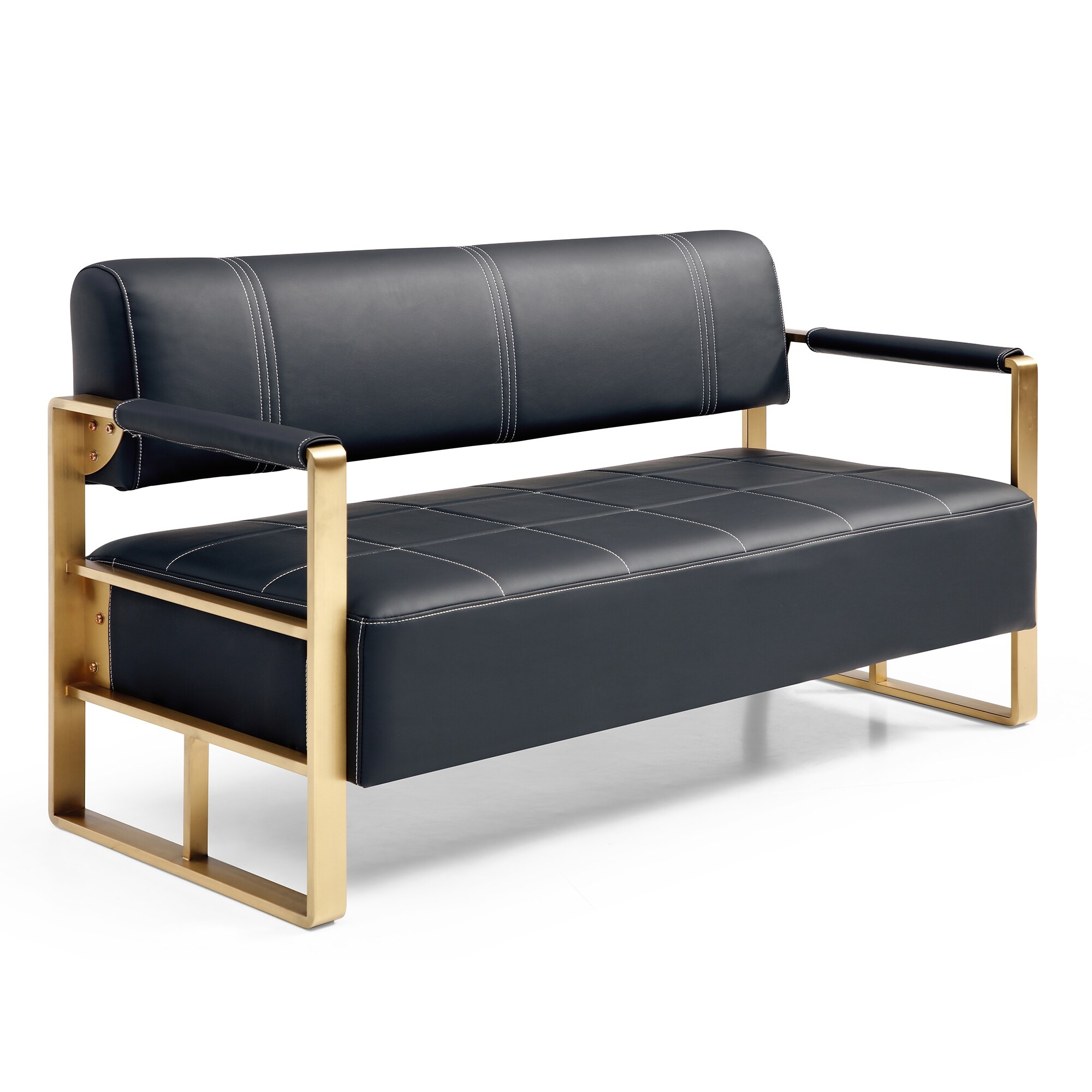 Steel sofa 2 seater sale