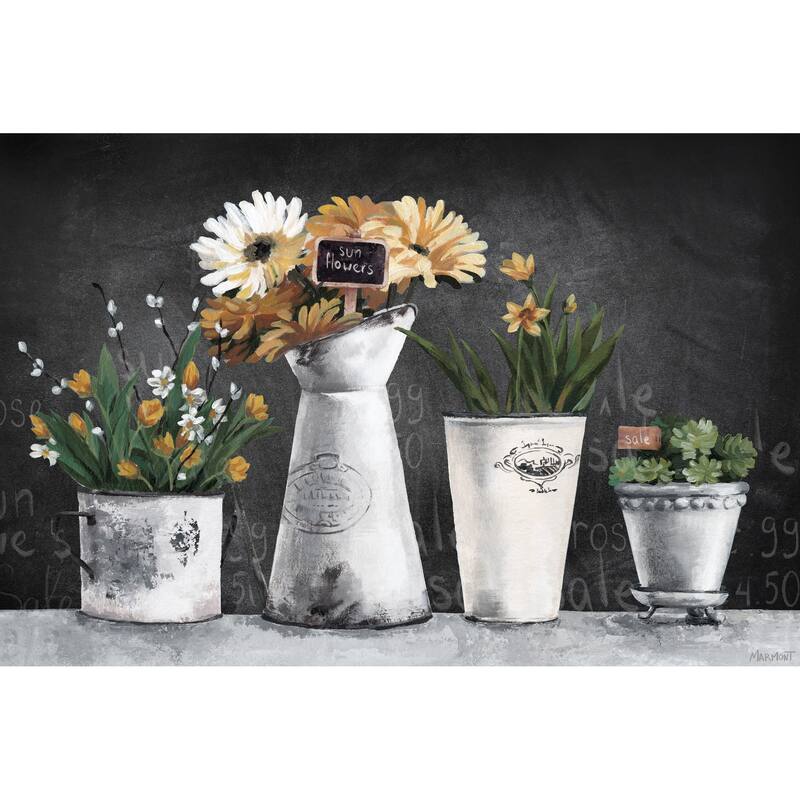 'Unconventional Jar' Painting Print on Wrapped Canvas