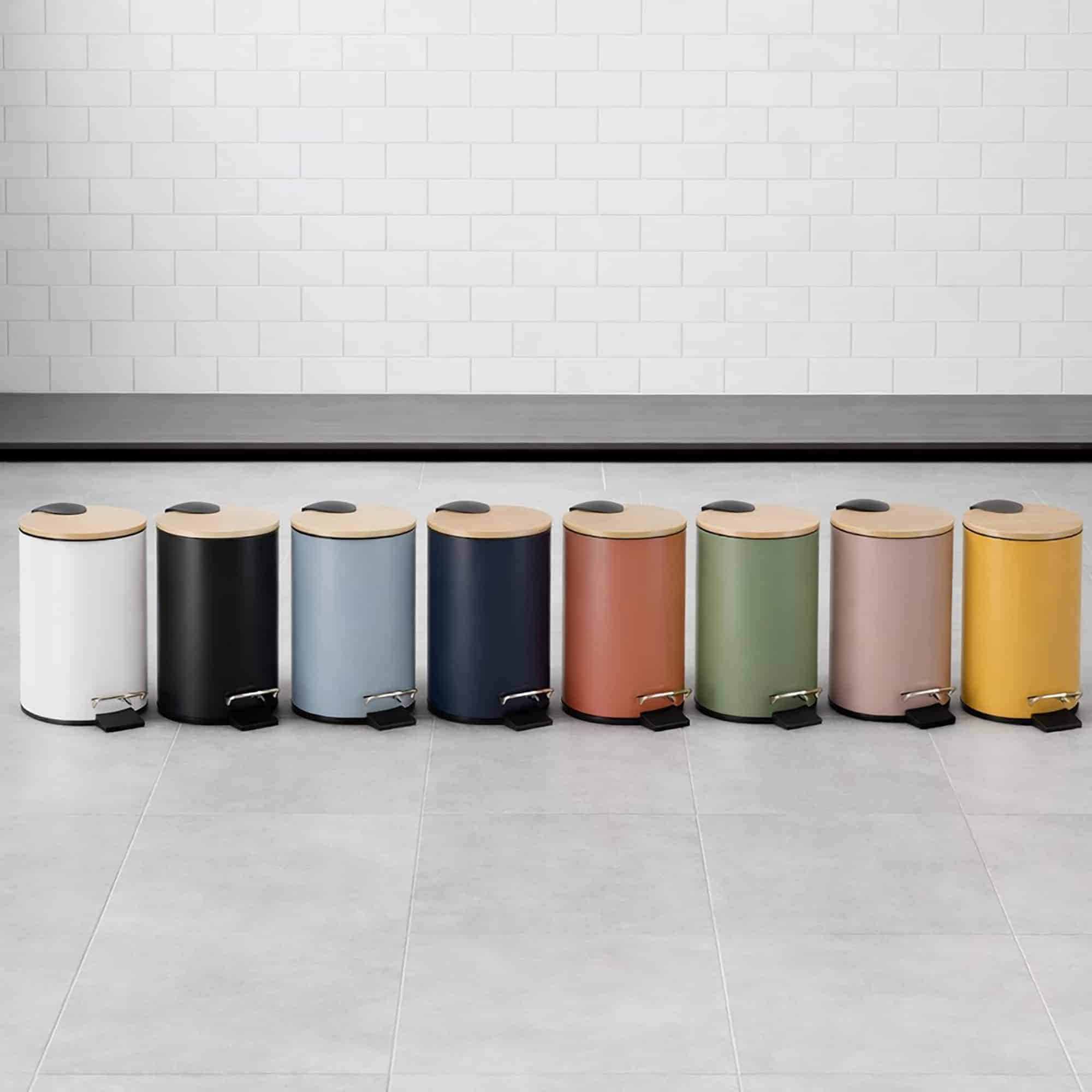 Stylish-Trash-Can-with-Bamboo-