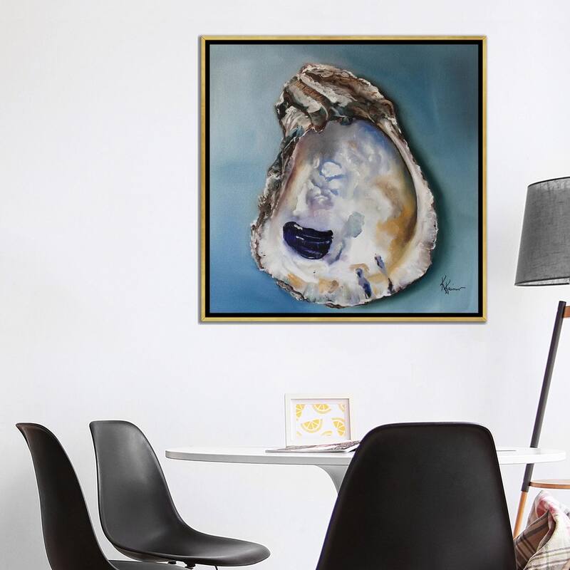 iCanvas "Maryland Oyster Shell" by Kristine Kainer Framed Canvas Print