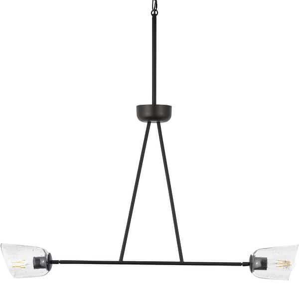 slide 2 of 5, Maxim 26262SS Keppe 2 Light 5" Wide Linear Pendant Dark Bronze