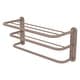 preview thumbnail 1 of 0, Allied Brass Three Tier Hotel Style Towel Shelf with Drying Rack Shaded Beige