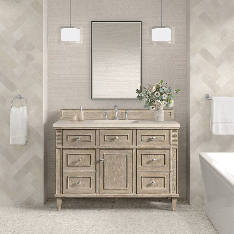 James Martin Vanities 424-V48-3EMR Lorelai 48" Single Basin Wood