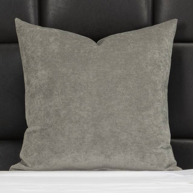 Mixology Padma Washable Polyester Throw Pillow - 16 x 16 - Smoke