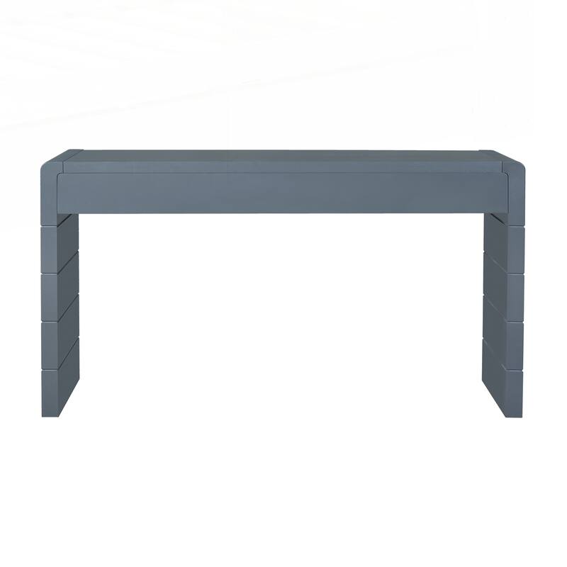 Curved Console Table with Storage