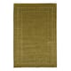 Handmade Wool Green Transitional Solid Rug - 4' x 6'
