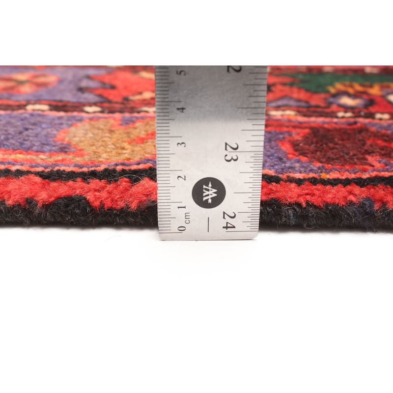 ECARPETGALLERY Hand-knotted Andelz Red Wool Rug - 4'6 x 7'5