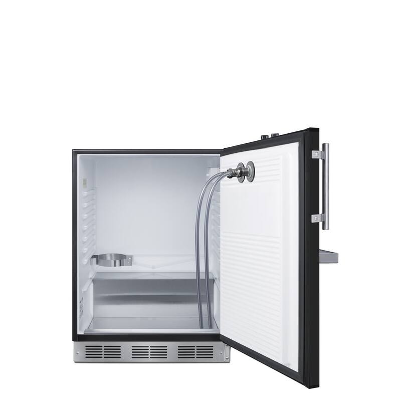 Summit SBCFRTPADA 24" Wide 5.3 Cu. Ft. Built-In Double Tap Kegerator
