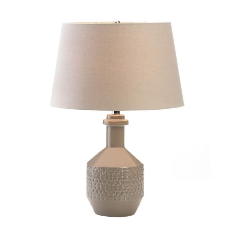Margate Table Lamp with Shade - 10.25" - Gray