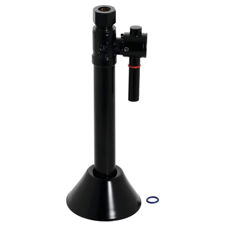 Vintage 1/2" Sweat x 3/8" O.D. Comp Straight Shut-Off Valve with 5" Extension