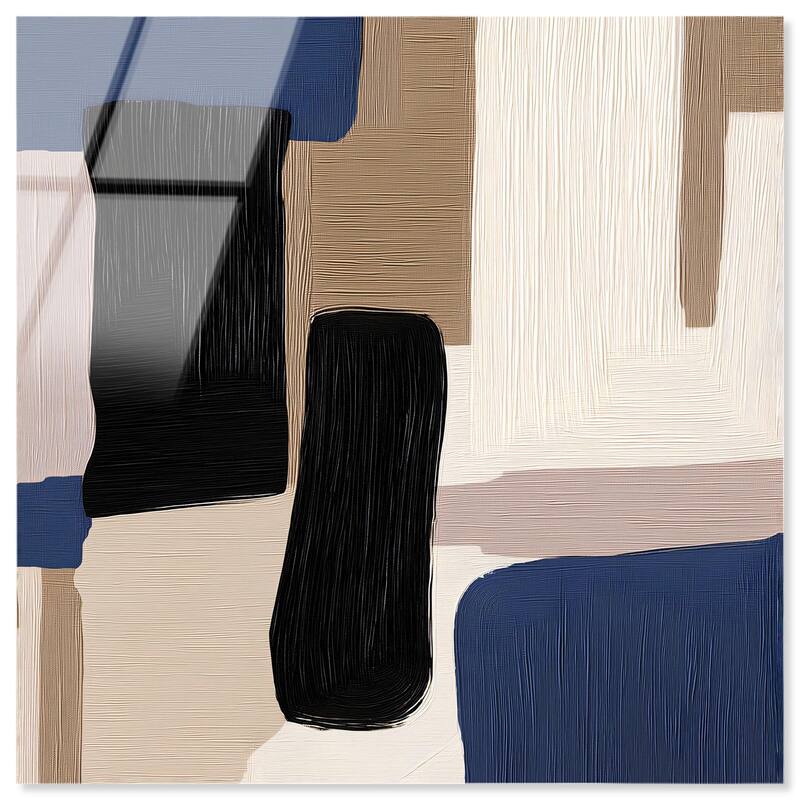 Blue Quietude I Acrylic by Art Remedy, Ready to Hang - 40" x 40"