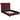 Devon 57-inch Upholstered Panel Bed Wine Red