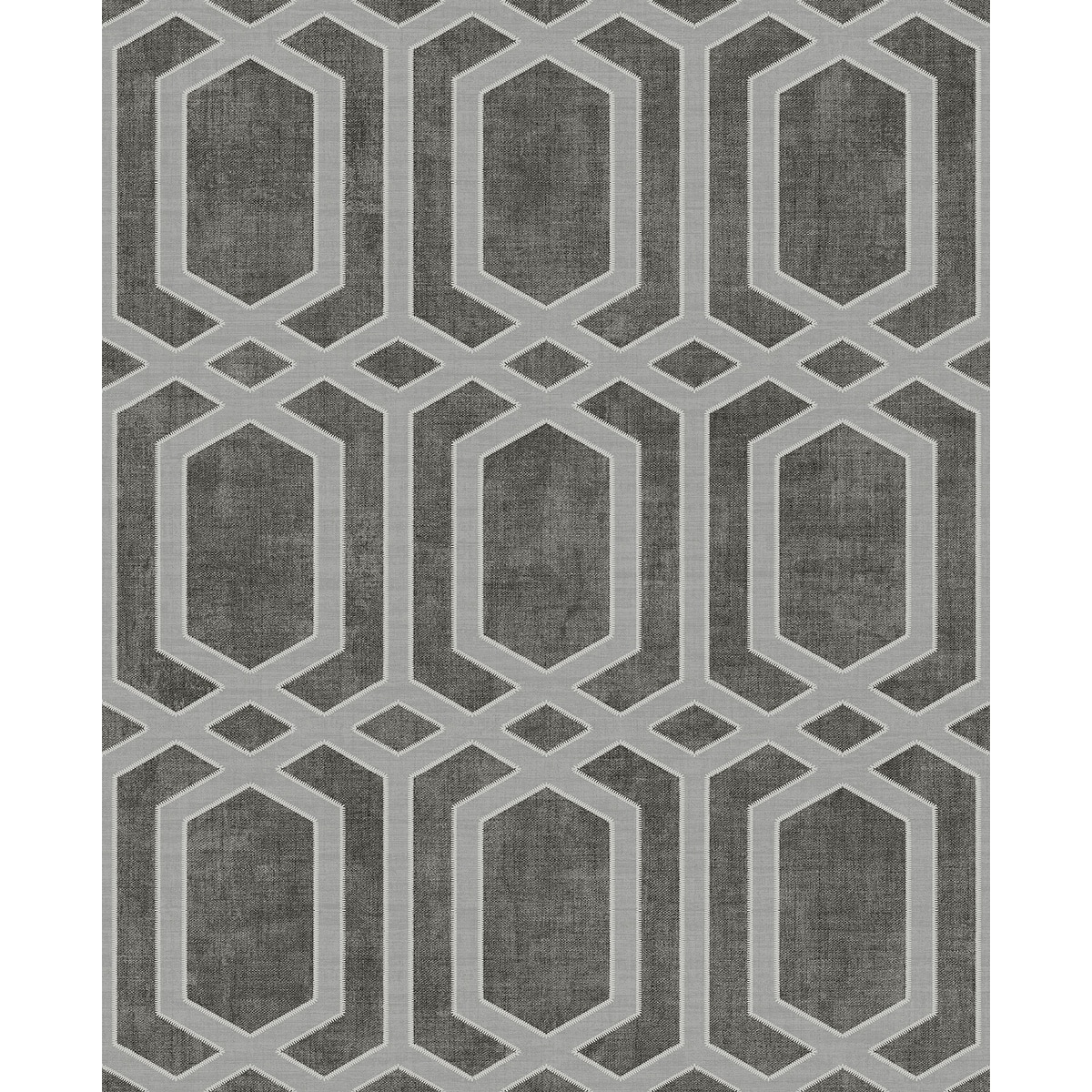 Seabrook Designs Wynne Geo Lattice Unpasted Wallpaper