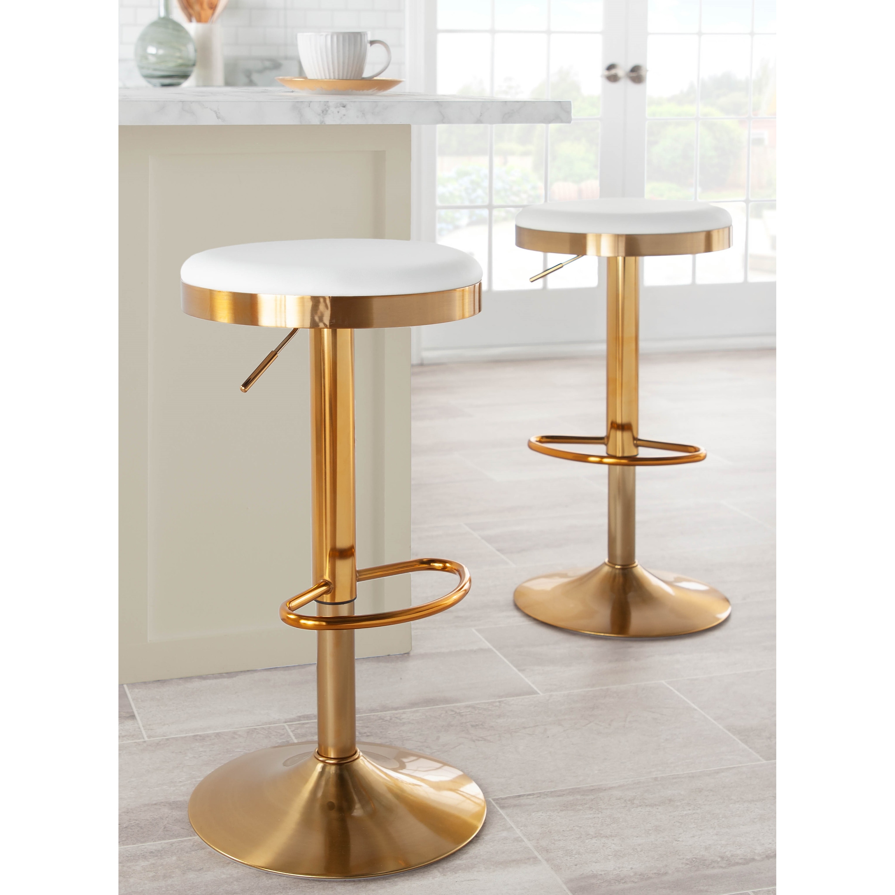 Silver orchid bar discount stools