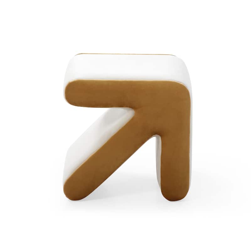 Modern Creative Upholstered Velvet Stool Ottoman