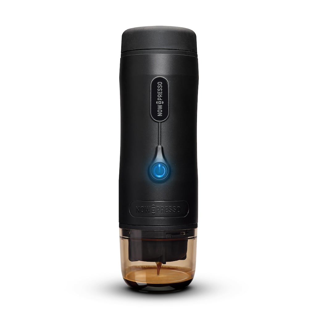 NowPresso Portable Espresso Machine, Black
