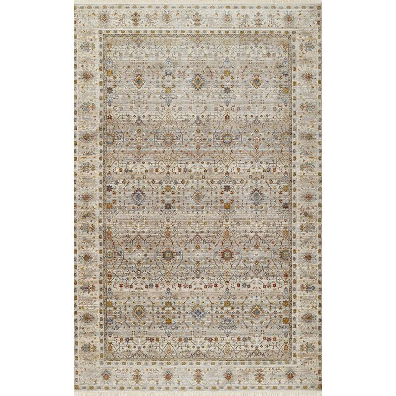 Momeni Izmir Polyester Traditional Area Rug - 3' x 5' - Grey - Rectangle