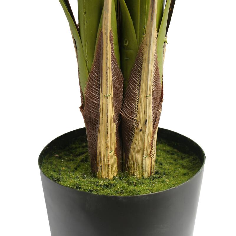 150cm Artificial Palm Tree Potted Plant Indoor Outdoor Tropical Decor - Green