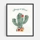 Sweet Southwest IX Typography Cactus Desert Floral Art Print/Poster ...